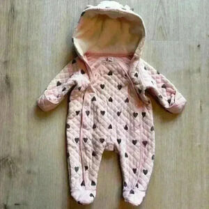 Nordstrom Baby fleece bunting size 6 months